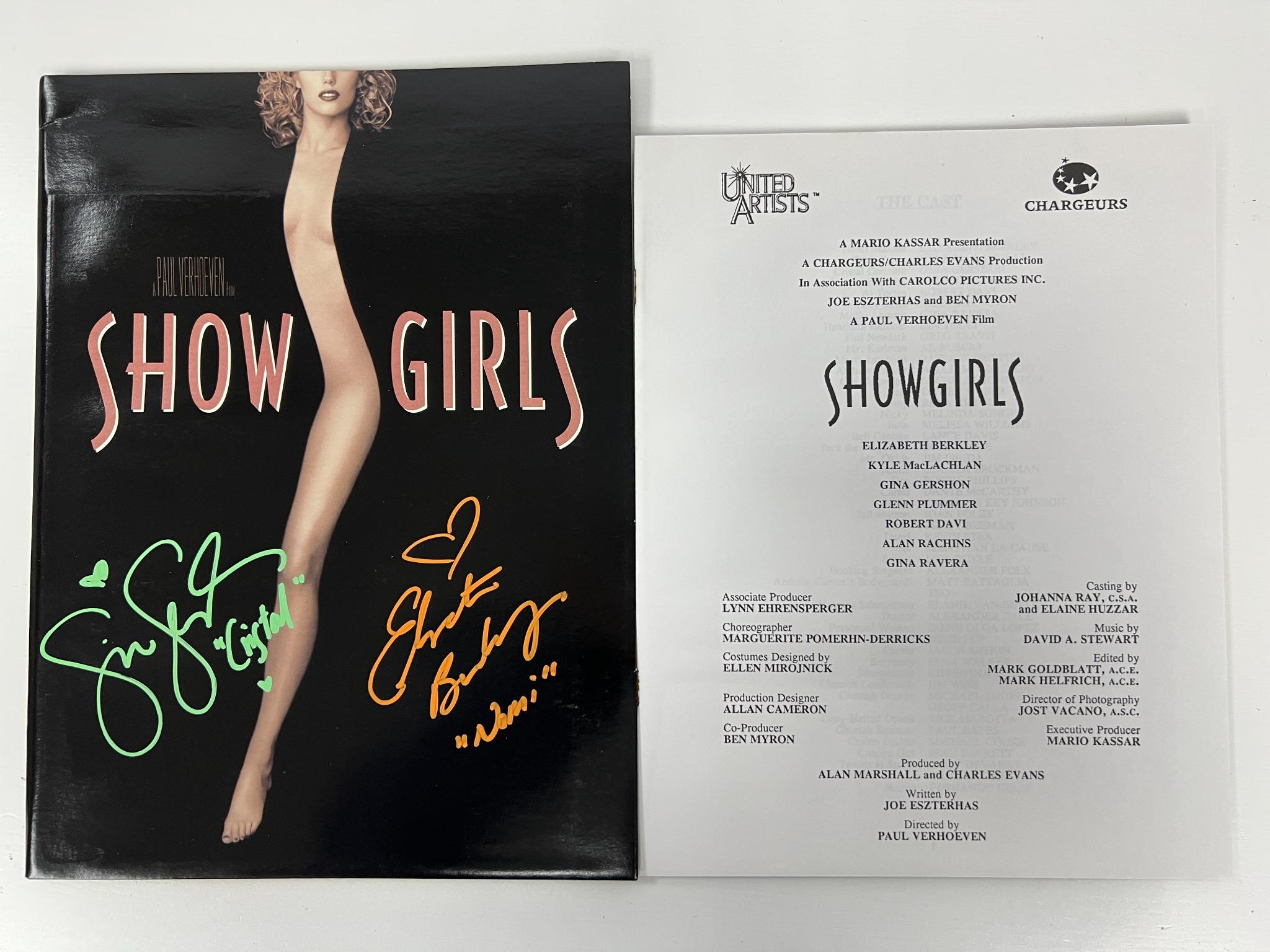 Autograph COA Showgirls Media Press