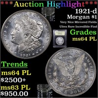 ***Auction Highlight*** 1921-d Morgan Dollar $1 Gr
