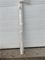 Partial roll of HDX clear plastic sheeting