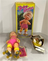 Vintage Baby Skates Doll with Tags & Box