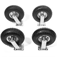 XtremepowerUS 10" inch Pneumatic Tire Set of 4PC