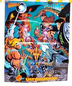 Wizard Comic Poster 1994 ltraverse 20" x 25"