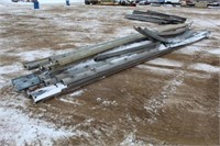 Approx (15) 13-26ft Galvanized Guard Rail Sections