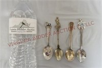 Souvenir Spoons ~ Hawaii New York Bruxelles & More