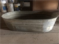 Wheeling Oval shape galvanized tub