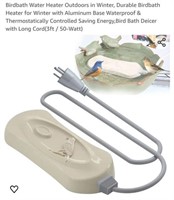 MSRP $10 Birdbath Water Heater