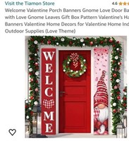 MSRP $8 Valentines Day Porch Banners