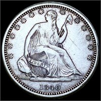 1840-O Seated Half Dollar LIGHTLY CIRCULATED