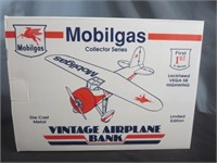 Spec-Cast Diecast Mobilgas VTG Airplane Bank
