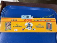 1990 baseball cards collector set- sealed