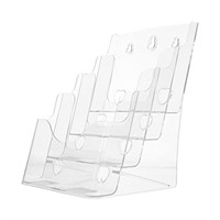 VILLCASE Acrylic Brochure Holder, 9.8 x 6.6 Inches