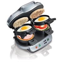 Hamilton Beach Dual Breakfast Sandwich Maker withA