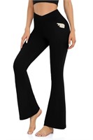 Womens Bootcut Yoga Pants with Pockets - Flare Leg