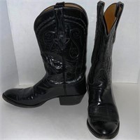 Genuine Lucchese handmade cowboy boots.