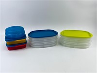 New Tupperware Deli Keeper, Bagel Lunch Containers