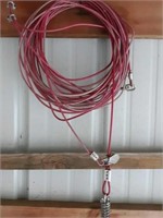 Garden Cable/Wooden Pulley