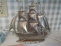 Tin sailing ship