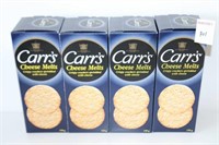 LOT OF 4 CARR'S CHEESE MELTS BB: 2020.09.04