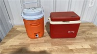 Small Cooler and Water jug
