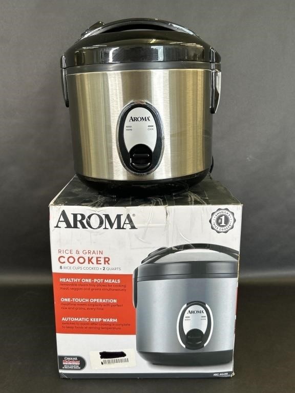 Aroma Rice & Grain Cooker 8 Cups-2 Quarts