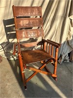 Leather Rocking Chair Made In Costa Rica