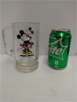 Minnie Mouse glass cup Walt Disney Productions