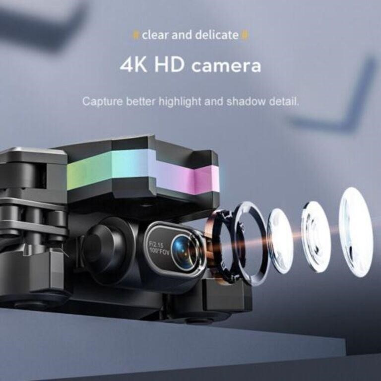 2023 Drone 4K HD Wide Angle Camera WIFI FPV