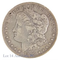 1896-S  Silver Morgan Dollar (VF+)