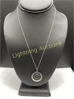 STERLING SILVER "ANIMAL LOVER" PENDANT NECKLACE