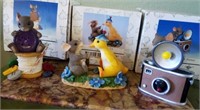 T - 3 CHARMING TAILS FIGURINES