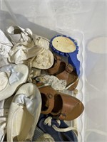 Lot of Assorted Vintage Baby Shoes