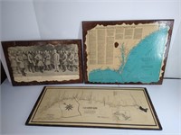 Milirary, Map Plaques