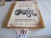 ALLIS CHALMERS D-19 OPERATING MANUAL