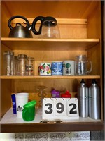Contents of cupboard