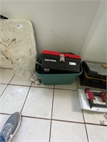 Craftsman toolbox, and tote with supplies
