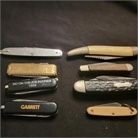 8 Penknives as is look at pictures