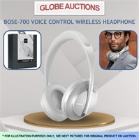 BOSE-700 VOICE CONTROL WIRELESS HEADPHONE(MSP:$578