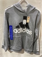 Adidas Boys Pull Over Hoodie L 14 16