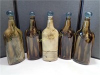 Five Decorative Bottles