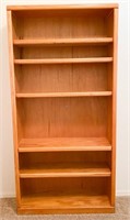 Solid Golden Oak Bookcase