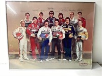 FRAMED WINSTON 1985 RACING PICTURE AT CHARLOTTE