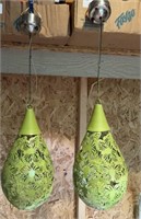 Hanging Teardrop Lanterns Untested Solar