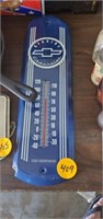 BLUE CHEVROLET THERMOMETER