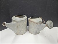 2 Galvanized Water CanS