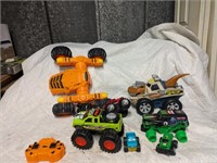 Dinosaur Car, Monster Trucks, Etc