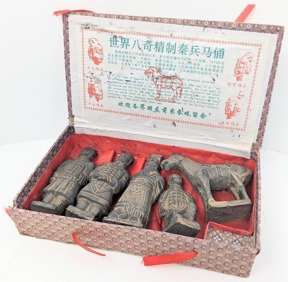 Figure Set Chinese Qin Dynasty Clay Army