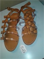 Ladies Shoes Tory Burch Sandals Flats Size 9