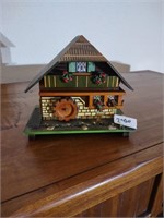 Delicate wooden German music box/jewelry box.