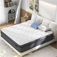 EXPANDED King Size Mattress - 12in Hybrid  Firm
