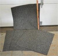 4 - 24" square carpet tiles, see note